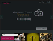 Tablet Screenshot of germancanon.com
